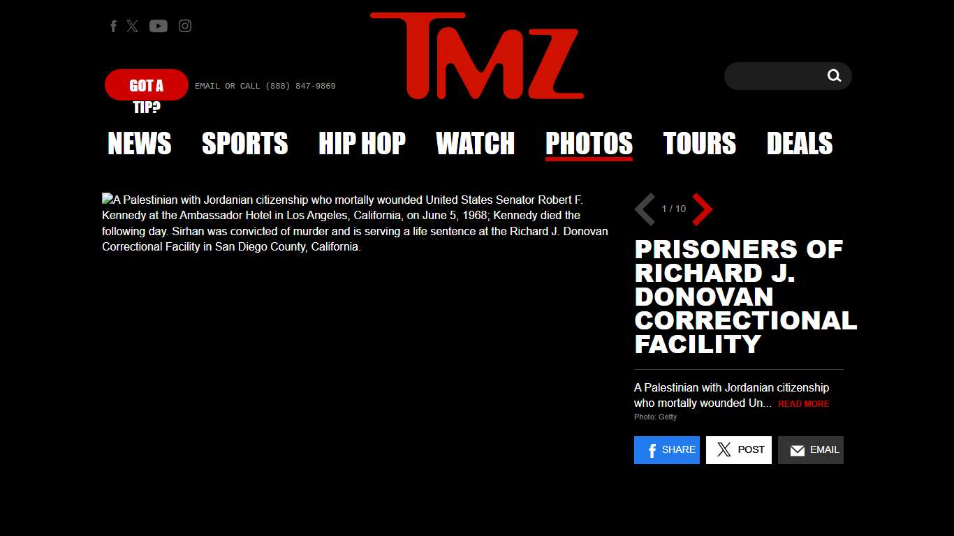 Prisoners of Richard J. Donovan Correctional Facility